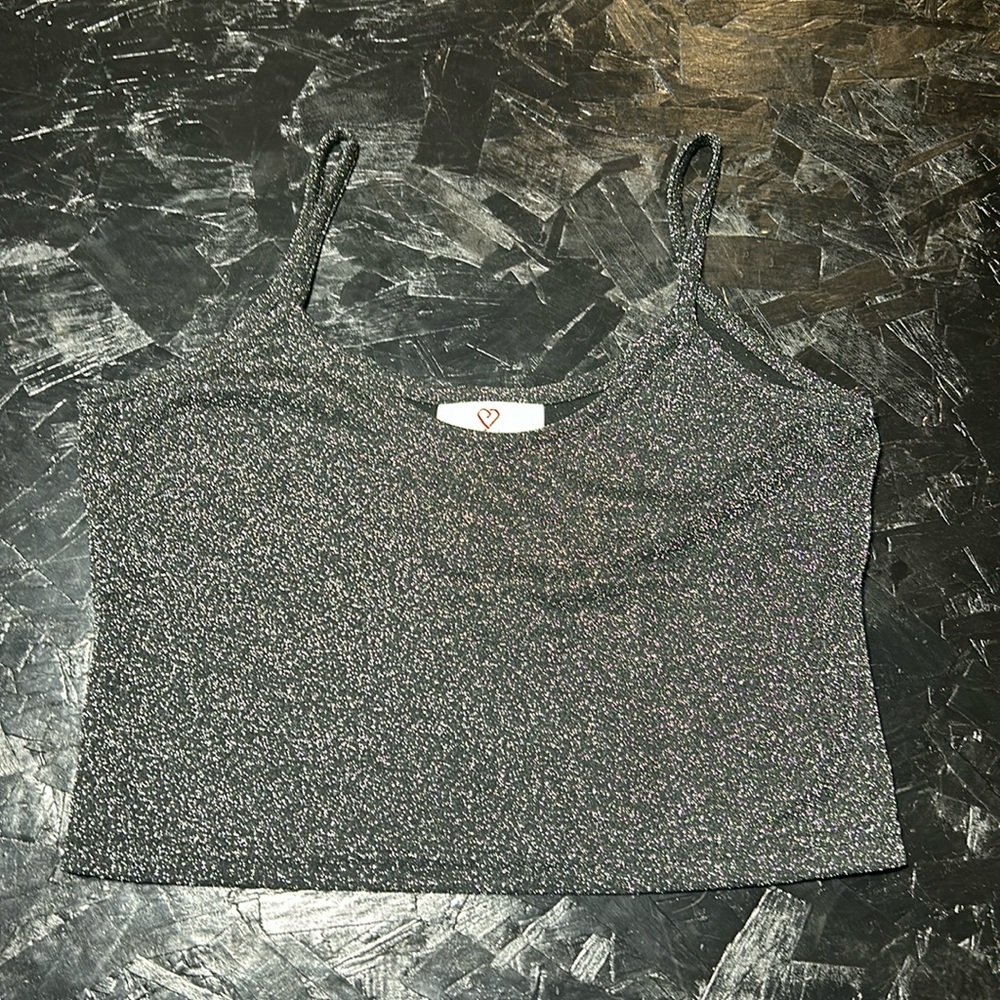 Sparkly crop top